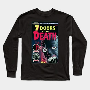 7 Doors of Death VHS box cover v1 Long Sleeve T-Shirt